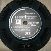 1db Új P Audio E 15-200S 15"(40cm), más 1-1db hangszórók