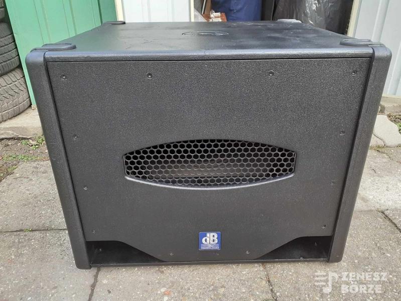 Aktív hangfal 2db DB Technologies 808D 18"(50cm) Sub + tok, 2db DB 512DX