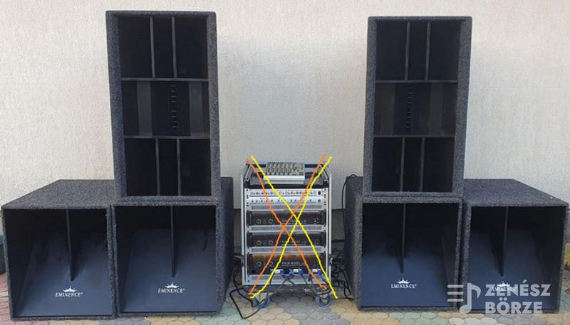 2db Füleki 18"(50cm) bandpass, más 21", 18", 15" sub hangfal