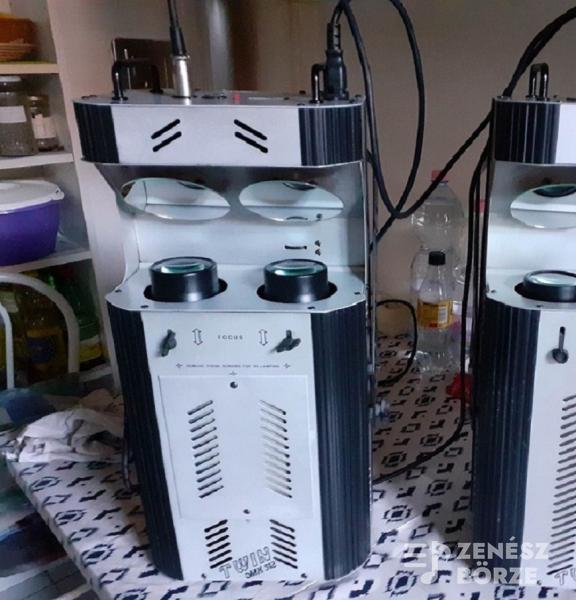 Astro Twin DMX 512 dupla motoros-tükrös Dj. fény. És más fények is. Cserélhető